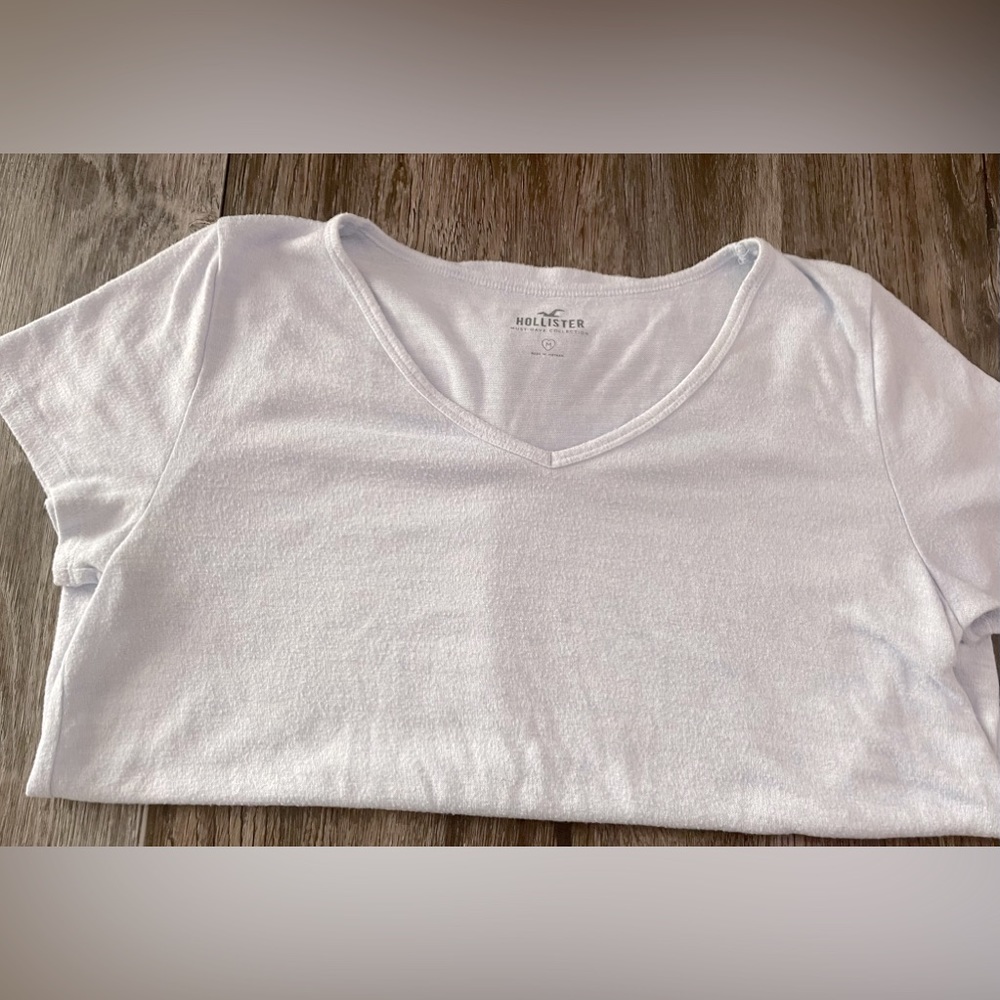 Hollister light blue t shirt